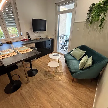 Cosy - 2 Guests - Terrace - Strasbourg Apartment *